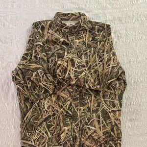 Camouflage Button-Up Shirt- Mossy Oak